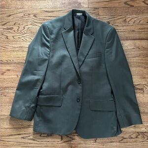 Banana Republic Classic Men's Olive Green Two-Button Blazer